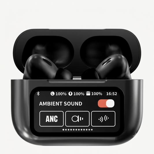🎧 A9 Wireless Earbuds – White & Black Color Available