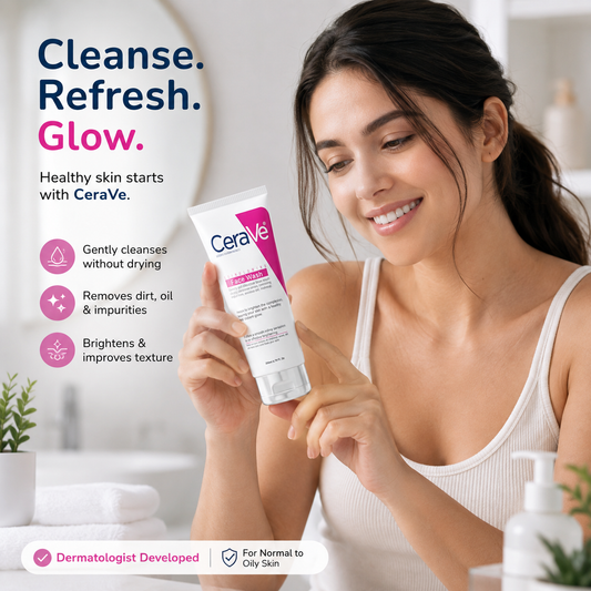 💖 Get Fresh, Clear & Radiant Skin with CeraVe Face Wash