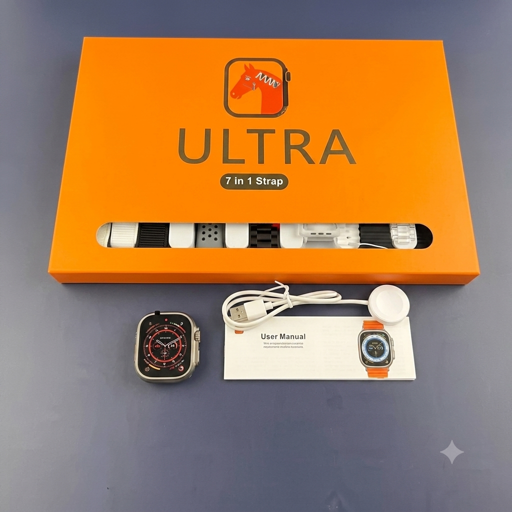 7 in 1 Straps Ultra Smart Watch