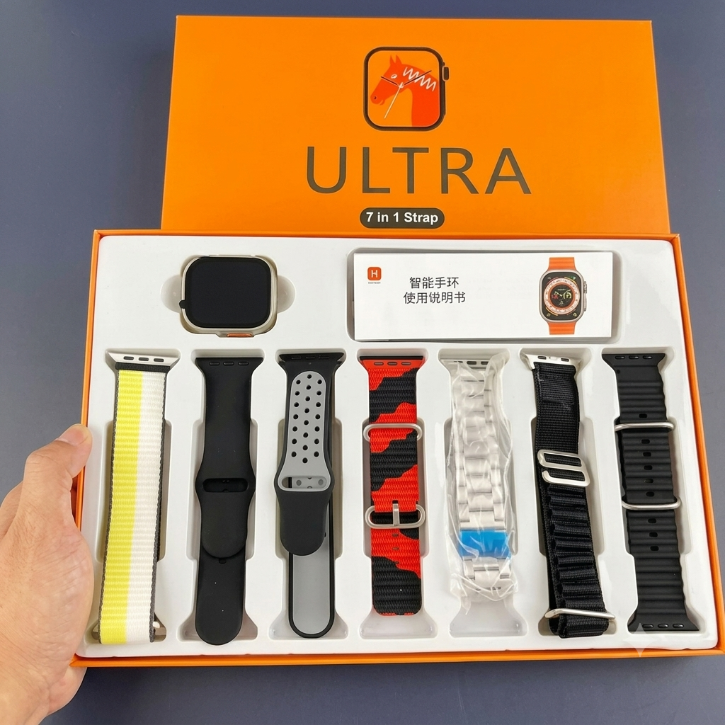 7 in 1 Straps Ultra Smart Watch
