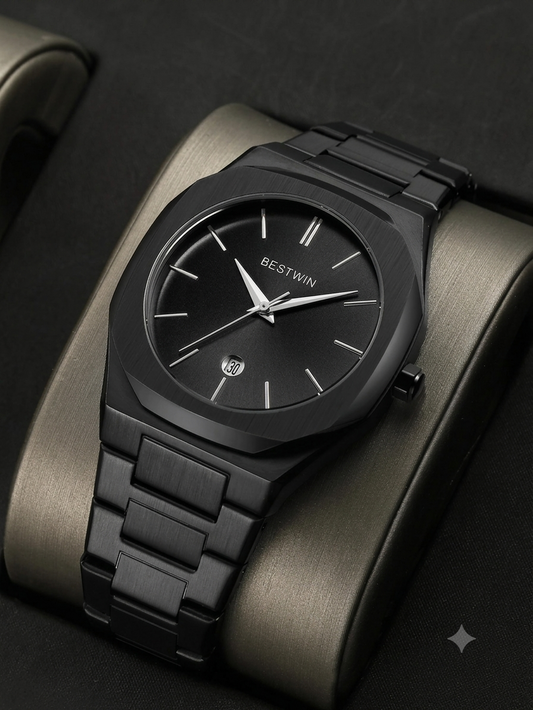 ⌚🖤 Black Arabic Watch