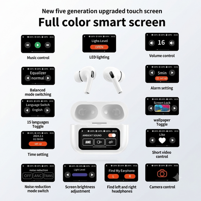 🎧 A9 Wireless Earbuds – White & Black Color Available