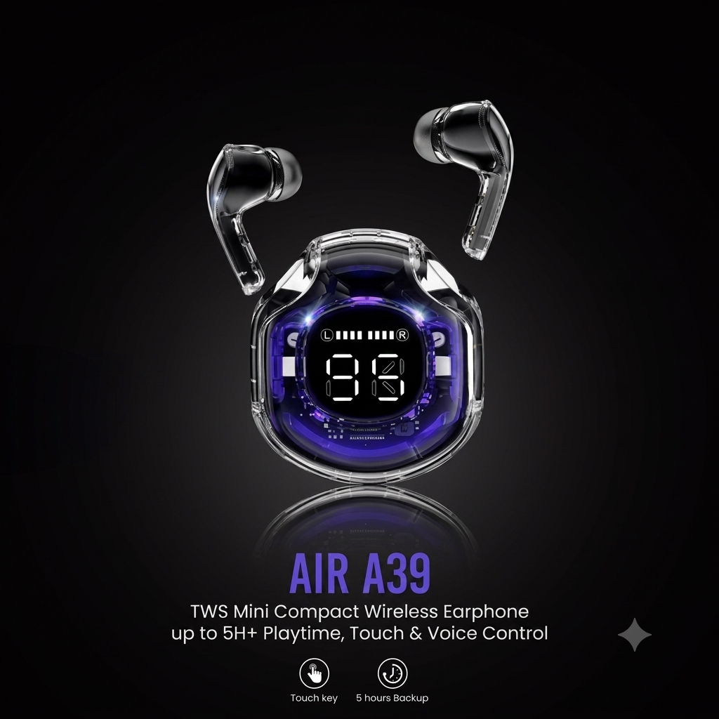 🎧 Air39 Wireless Earbuds – Powerful Sound, Premium Experience