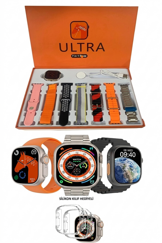 7 in 1 Straps Ultra Smart Watch
