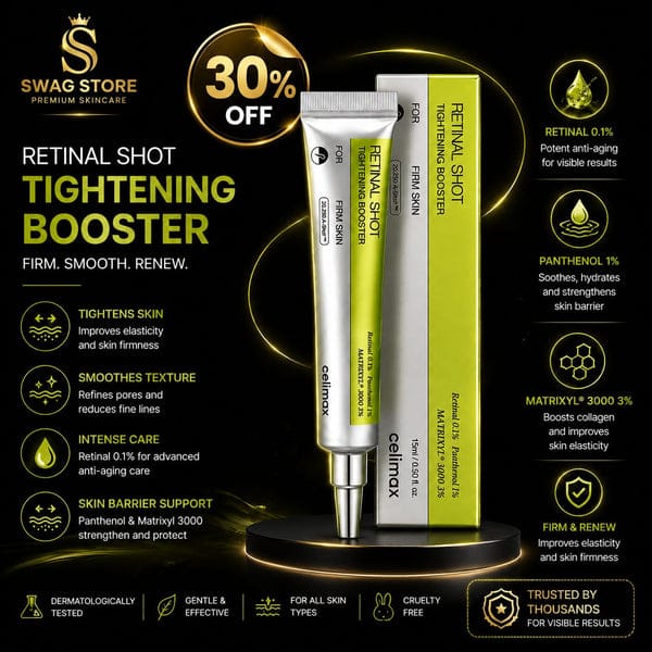 Celimax Vita A Retinal Shot Tightening Booster – Anti-Aging Retinal Serum for Firm & Youthful Skin
