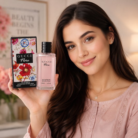 Gucci Flora Eau De Parfum 100ml – Luxury Long Lasting Floral Fragrance for Women 🌸✨